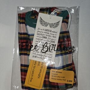 Free Birdees Holiday Plaid Coverall